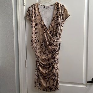 Jennifer Lopez Snake Print Dress Size: XL